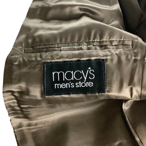 Chaps Ralph Lauren Mens 2-Piece Suit Wool Tailored Fit Black Multicolor 46L - Picture 6 of 16